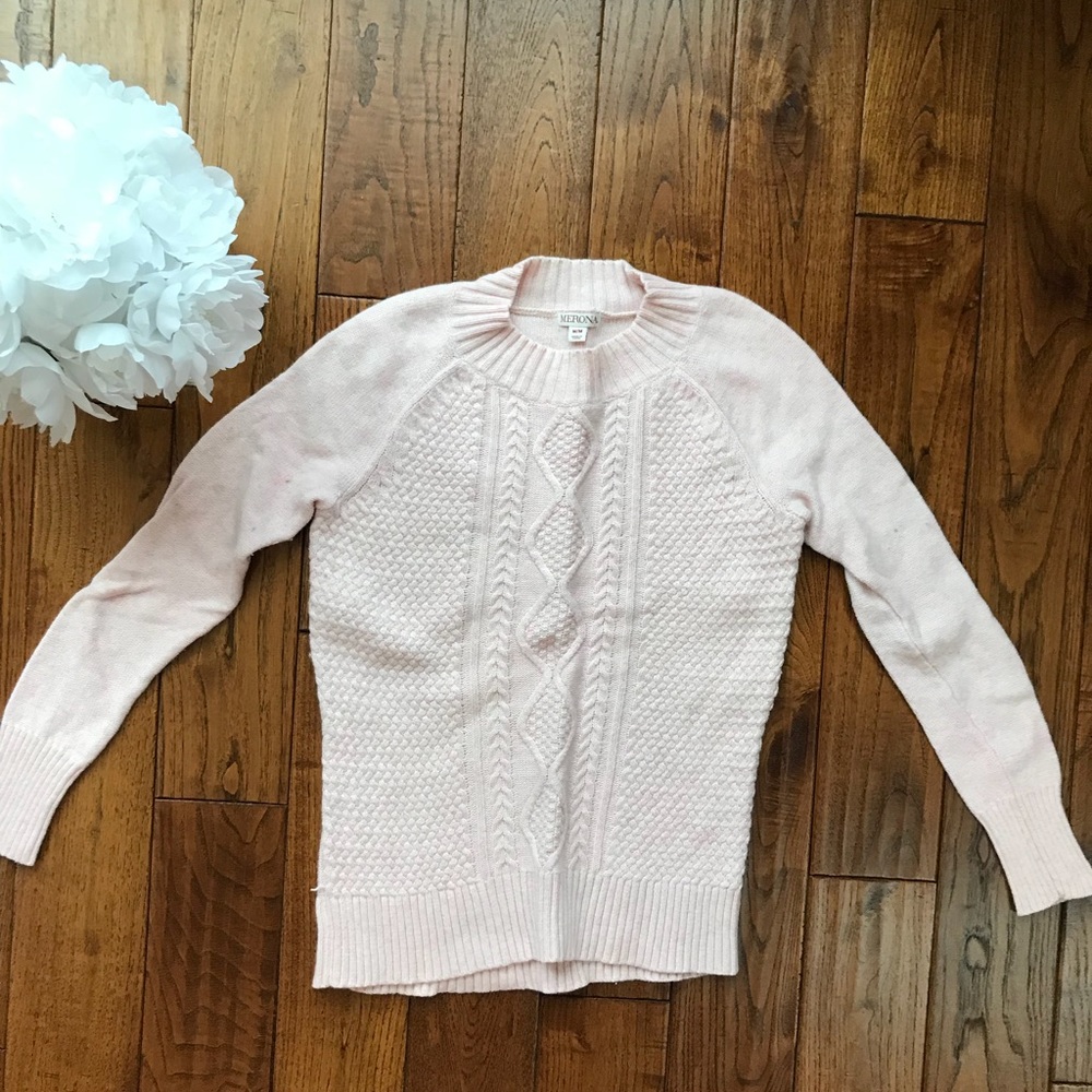 Merona light pink sweater